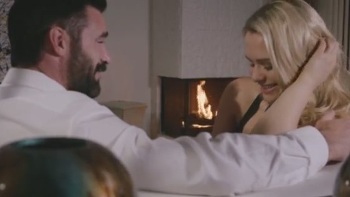 Chubby Blonde Teen Blowjob